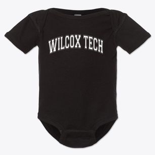 H.c. Wilcox Technical High School Varsity Arch Baby Onesie