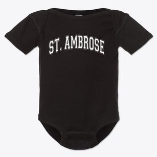 Saint Ambrose School Varsity Arch Baby Onesie