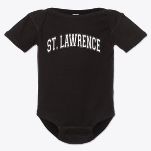 Saint Lawrence School Varsity Arch Baby Onesie
