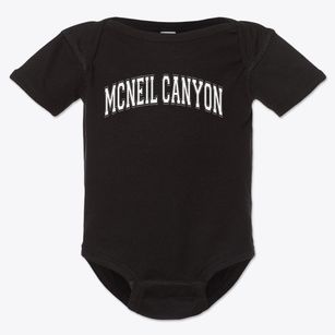 Mcneil Canyon Elementary School Varsity Arch Baby Onesie