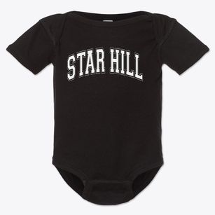 Star Hill Elementary School Varsity Arch Baby Onesie