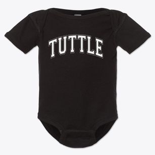 Tuttle Elementary School Varsity Arch Baby Onesie