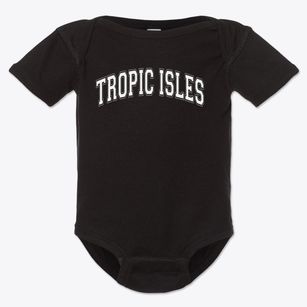 Tropic Isles Elementary School Varsity Arch Baby Onesie