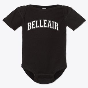 Belleair Montessori Academy Varsity Arch Baby Onesie