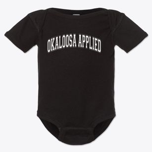 Okaloosa Applied Technical Center Varsity Arch Baby Onesie