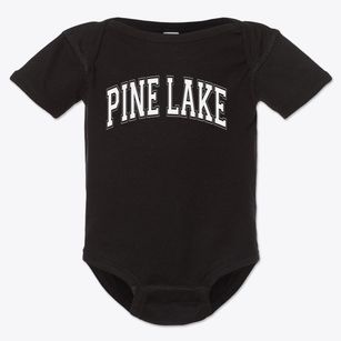 Pine Lake Elementary School Varsity Arch Baby Onesie