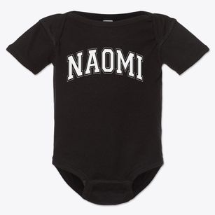 Naomi Elementary School Varsity Arch Baby Onesie