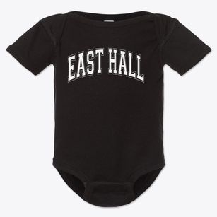 East Hall High School Varsity Arch Baby Onesie