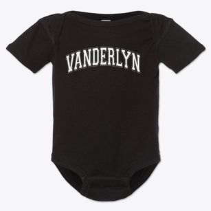 Vanderlyn Elementary School Varsity Arch Baby Onesie