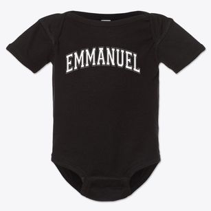 Emmanuel Christian School Varsity Arch Baby Onesie