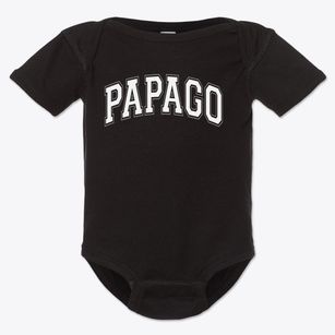 Papago Elementary School Varsity Arch Baby Onesie
