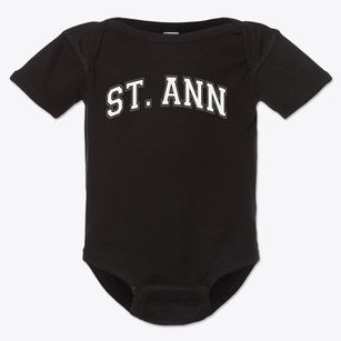Saint Ann School Varsity Arch Baby Onesie