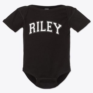 Riley Elementary School Varsity Arch Baby Onesie