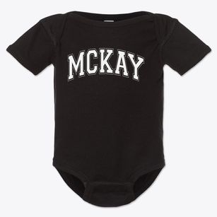 Mckay Elementary School Varsity Arch Baby Onesie