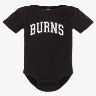 Burns Elementary School Varsity Arch Baby Onesie