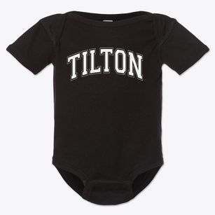 Tilton Elementary School Varsity Arch Baby Onesie
