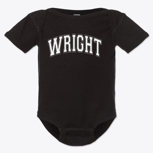 Wright Elementary School Varsity Arch Baby Onesie