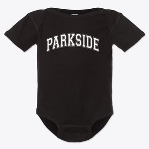 Parkside Community Academy Varsity Arch Baby Onesie