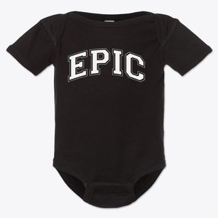 Epic Academy Varsity Arch Baby Onesie