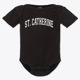Saint Catherine Of Alexandria School Varsity Arch Baby Onesie
