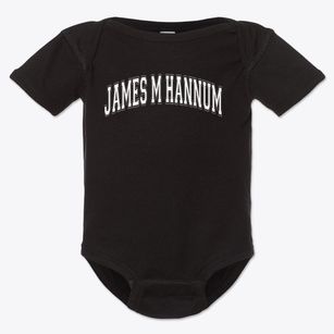 James M Hannum Elementary School Varsity Arch Baby Onesie