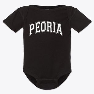 Peoria Academy Varsity Arch Baby Onesie