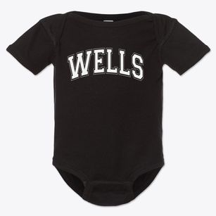 Wells Elementary School Varsity Arch Baby Onesie