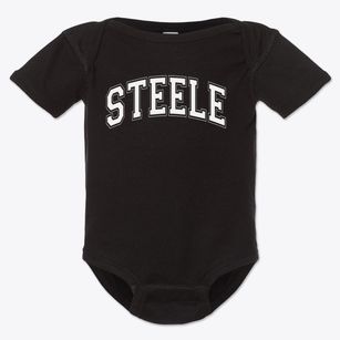 Steele Accelerated Elementary School Varsity Arch Baby Onesie