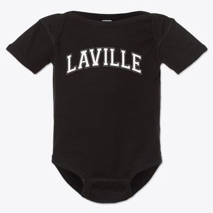 Laville Elementary School Varsity Arch Baby Onesie