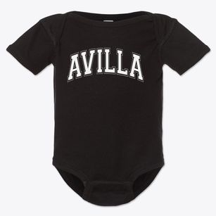 Avilla Elementary School Varsity Arch Baby Onesie