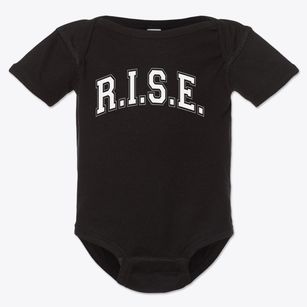 Rise Learning Center Varsity Arch Baby Onesie