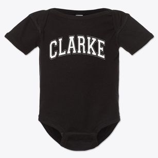 Clarke Elementary School Varsity Arch Baby Onesie