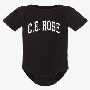 C.e. Rose K-8 School Varsity Arch Baby Onesie