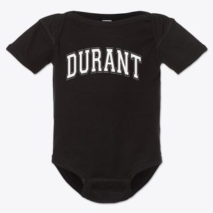 Durant Elementary School Varsity Arch Baby Onesie