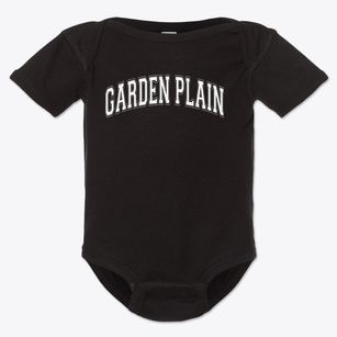 Garden Plain Elementary School Varsity Arch Baby Onesie