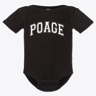Poage Elementary School Varsity Arch Baby Onesie