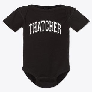 Thatcher High School Varsity Arch Baby Onesie