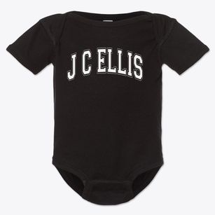 J C Ellis Elementary School Varsity Arch Baby Onesie