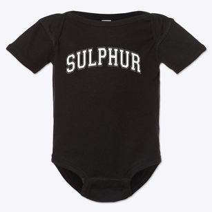 Sulphur High School Varsity Arch Baby Onesie
