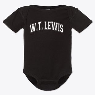 W.t. Lewis Elementary School Varsity Arch Baby Onesie