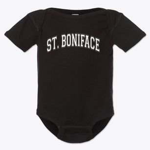 Saint Boniface Catholic School Varsity Arch Baby Onesie