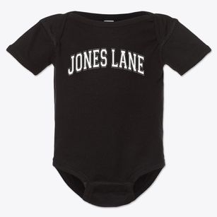 Jones Lane Elementary School Varsity Arch Baby Onesie