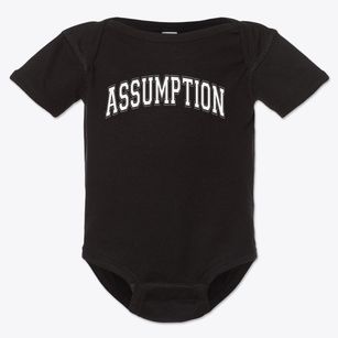 Assumption Parish Varsity Arch Baby Onesie
