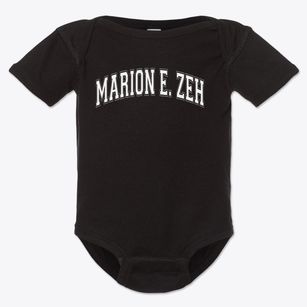 Marion E. Zeh Elementary School Varsity Arch Baby Onesie