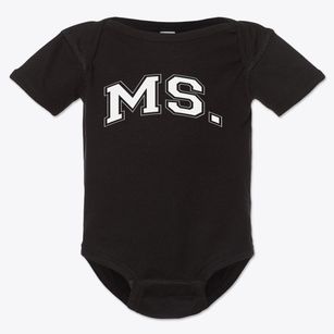 Ms. Carrie's Day School Varsity Arch Baby Onesie