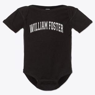 William Foster Elementary School Varsity Arch Baby Onesie