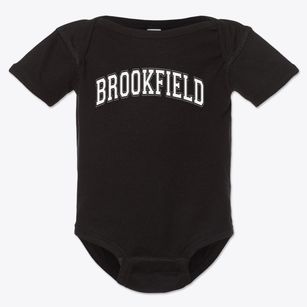 Brookfield Academy Varsity Arch Baby Onesie