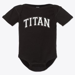 Titan Academy Varsity Arch Baby Onesie