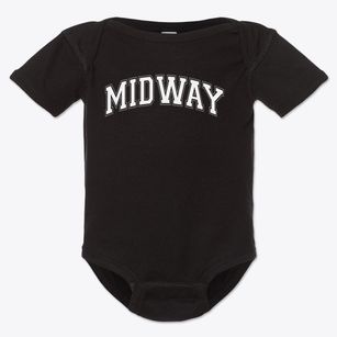 Midway Elementary School Varsity Arch Baby Onesie