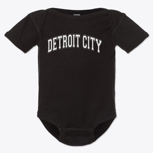 Detroit City High School Varsity Arch Baby Onesie